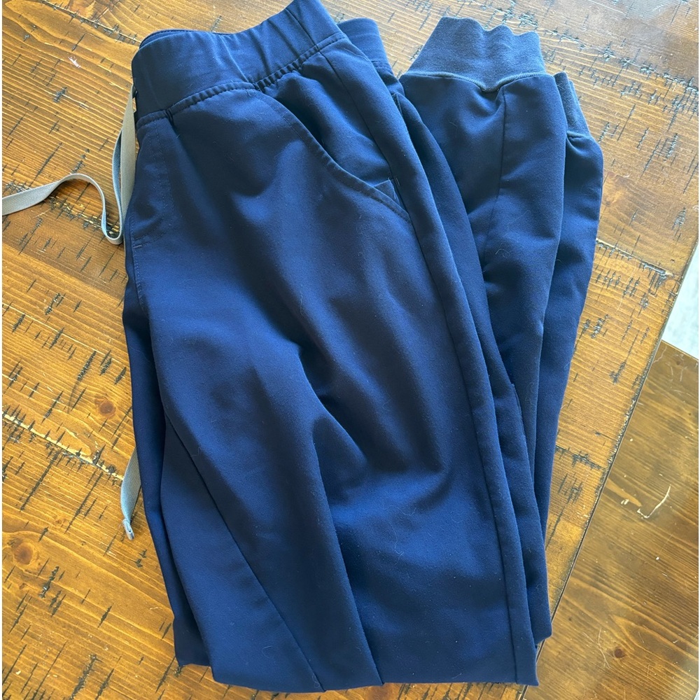 FIGS navy blue jogger pant